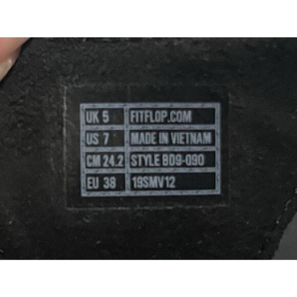 Fitflop Lainey Slingback Thong Sandals Womens Size 7 Black Minimalist Comfort - Picture 4 of 10